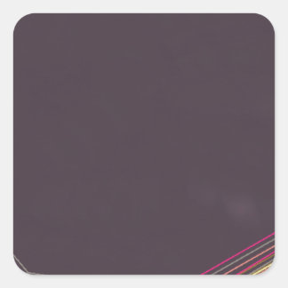 Adesivo Quadrado em preto 0900 abstrato art