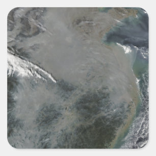 Adesivo Quadrado Embaçamento sobre China oriental