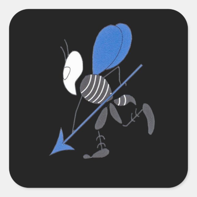 Adesivo Quadrado emblema da força aérea alemã WW2 (Frente)