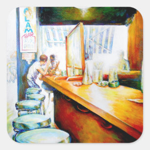 Adesivo Quadrado Emocional para motivar, lógica para justificar