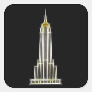 Adesivo Quadrado Empire State Building
