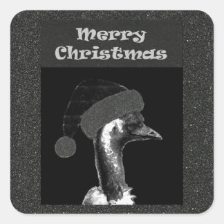Adesivo Quadrado Emu Natal