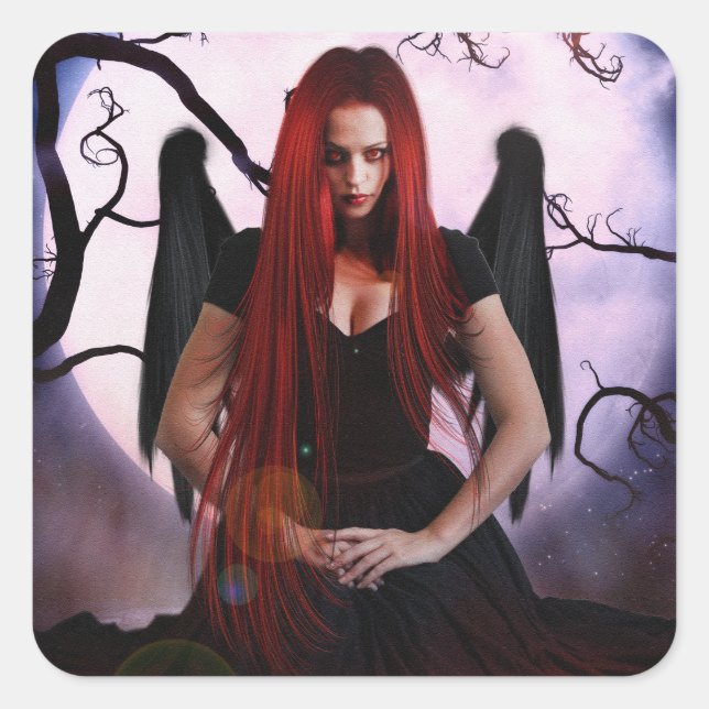 Adesivo Quadrado Encantadora Escura (Frente)
