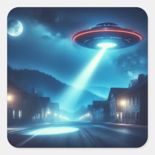 Adesivo Quadrado Encontro à meia-noite: Chegada