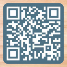 Endereço do Site URL Código QR Azul de Eucalipto P
