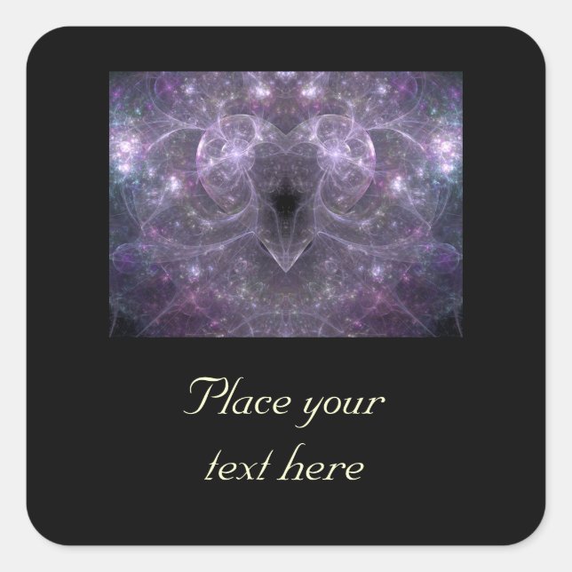 Adesivo Quadrado Energia do Amor (Frente)