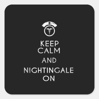 Adesivo Quadrado Enfermeira Enfermeira Encantada Florence Nightinga