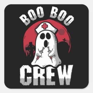 Adesivo Quadrado Enfermeira Engraçada de Boo Boo