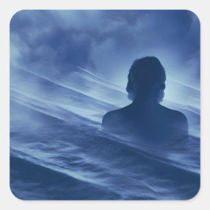 Adesivo Quadrado Enfrente-o sozinho