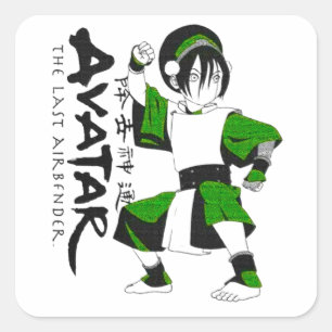 Adesivo Quadrado Engraçada Animadora Japonesa Otaku Manga Japão