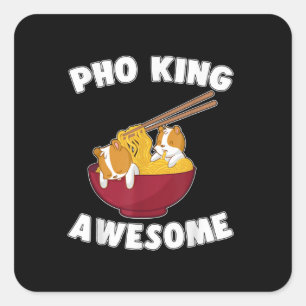 Adesivo Quadrado Engraçado Hamster Kawaii Com Nódulos Incríveis