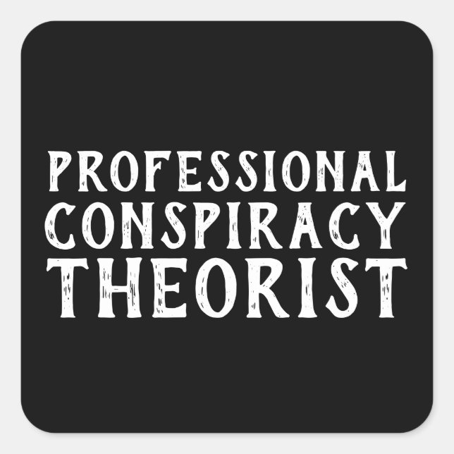 Adesivo Quadrado Engraçado político (Frente)