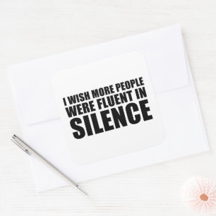 Adesivo Quadrado Engraçado sarcástico cita sarcasmo de humor adulto