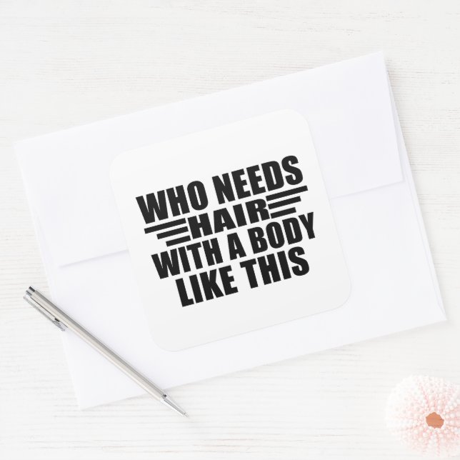 Adesivo Quadrado Engraçado sarcástico cita sarcasmo de humor adulto (Envelope)