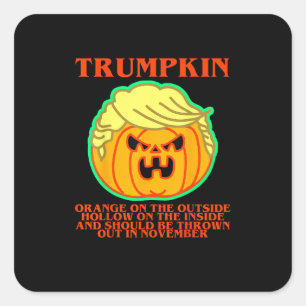 Adesivo Quadrado Engraçado Trumpkin