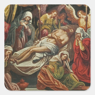 Adesivo Quadrado Entombment do cristo, Villabranca