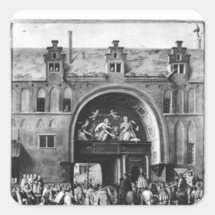 Adesivo Quadrado Entrada de Hercule Francois de France