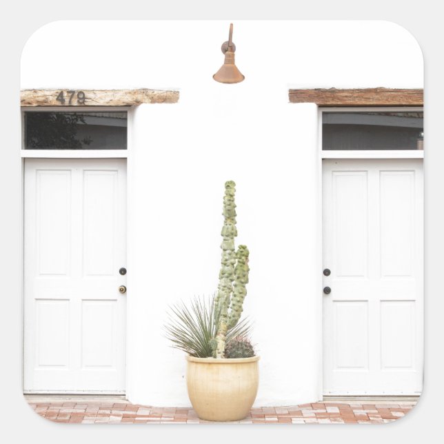 Adesivo Quadrado Entrada de White no Sudoeste (Frente)