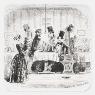 Adesivo Quadrado Entretenimento do Sr. Guppy