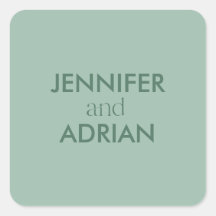 Envelope Mínimo Elegante de Casamento Moderno