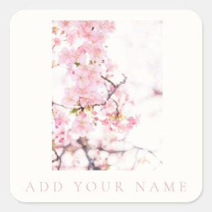 ADESIVO QUADRADO ENVELOPE SEAL STICKER : CHERRY BLOSSOM BRANCH