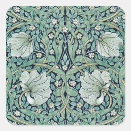 ADESIVO QUADRADO ENVELOPE SEAL STICKER : WILLIAM MORRIS : PIMPERNEL