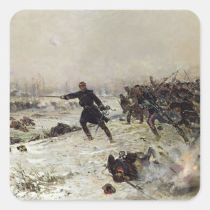 Adesivo Quadrado Episódio da guerra de 1870