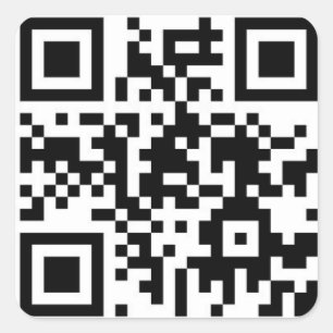 Adesivo Quadrado Epstein Trump Grand Jury Testimonia Código QR