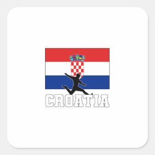 Adesivo Quadrado Equipe Nacional de Futebol da Croácia