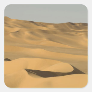 Adesivo Quadrado Ergue Awbari, deserto do Saara, Fezzan, Líbia.