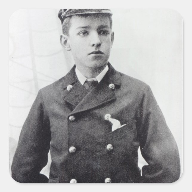 Adesivo Quadrado Ernest Shackleton (Frente)