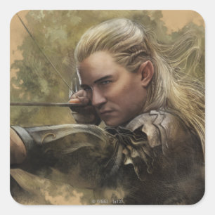 Adesivo Quadrado Esboço de LEGOLAS GREENLEAF™