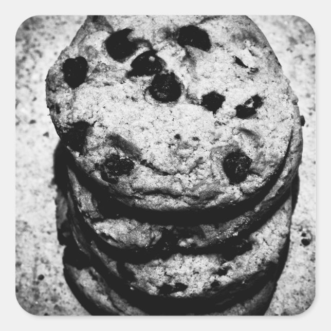 Adesivo Quadrado escada de biscoito (Frente)