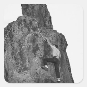 Adesivo Quadrado Escalada do homem