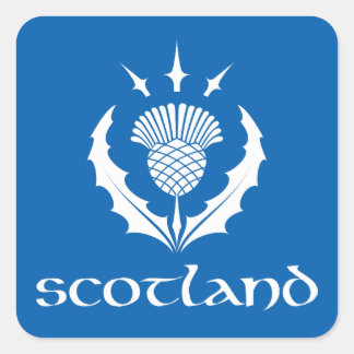 Adesivo Quadrado Escocesa de palito