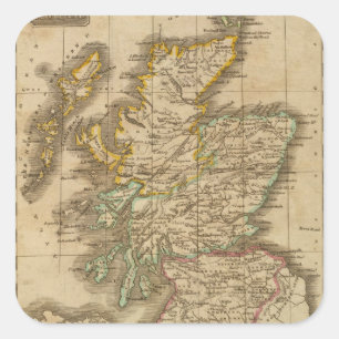 Adesivo Quadrado Escócia 4