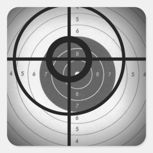 Adesivo Quadrado Escopo cruzado (Frente)