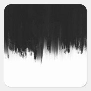 Adesivo Quadrado Escova Branca Moderna - Traços Design