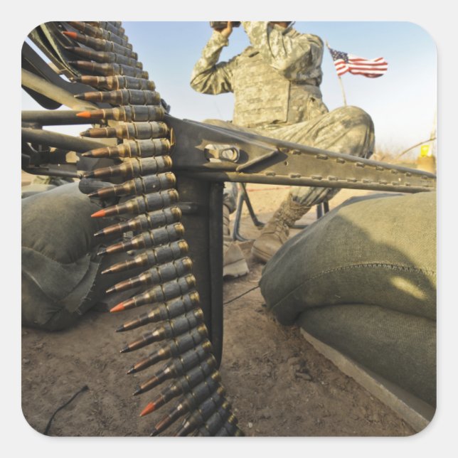 Adesivo Quadrado escutas de soldados para atividade inimiga (Frente)