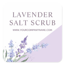 Esfoliante Sal Lavanda Aquarela Floral