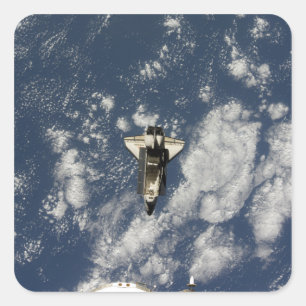 Adesivo Quadrado Esforço 10 do vaivém espacial