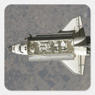 Adesivo Quadrado Esforço 7 do vaivém espacial