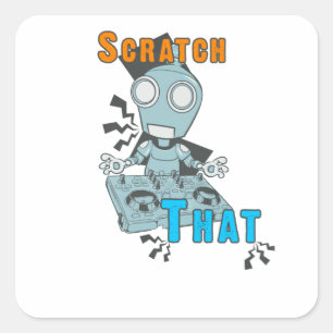 Adesivo Quadrado Esmagar Isso