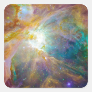 Adesivo Quadrado Espaço - Caos em Orion