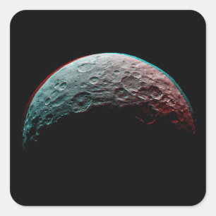 Adesivo Quadrado Espaço negro. Sistema Universo e Solar. Astronomi