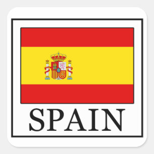 Adesivo Quadrado Espanha