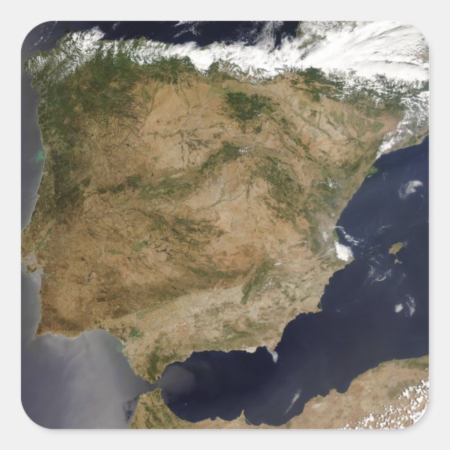 Adesivo Quadrado Espanha e Portugal (Frente)