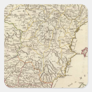 Adesivo Quadrado Espanha e Portugal 2