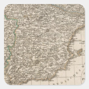 Adesivo Quadrado Espanha, Portugal 4