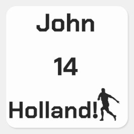 Adesivo Quadrado Espírito Atlético de Futebol Personalizado da Hola